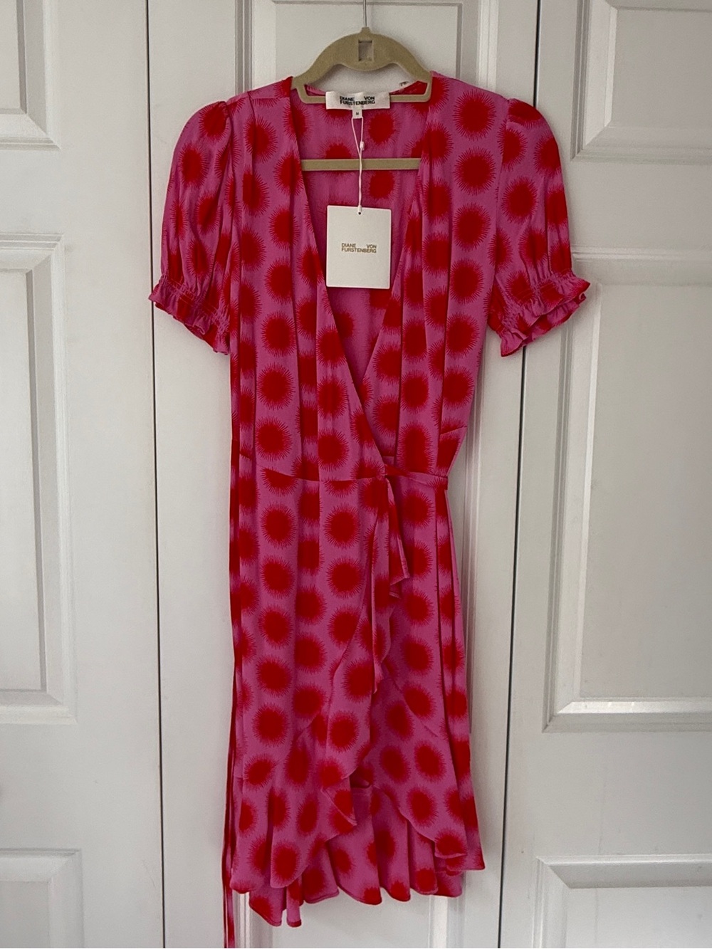 Diane Von Furstenberg DVF Emilia Mini Wrap Dress NWT